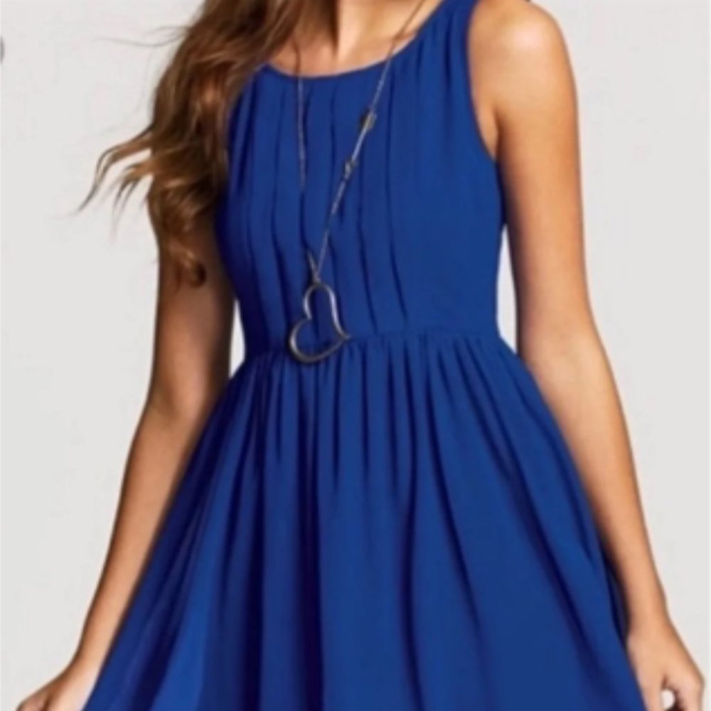Royal Blue Mini Dress